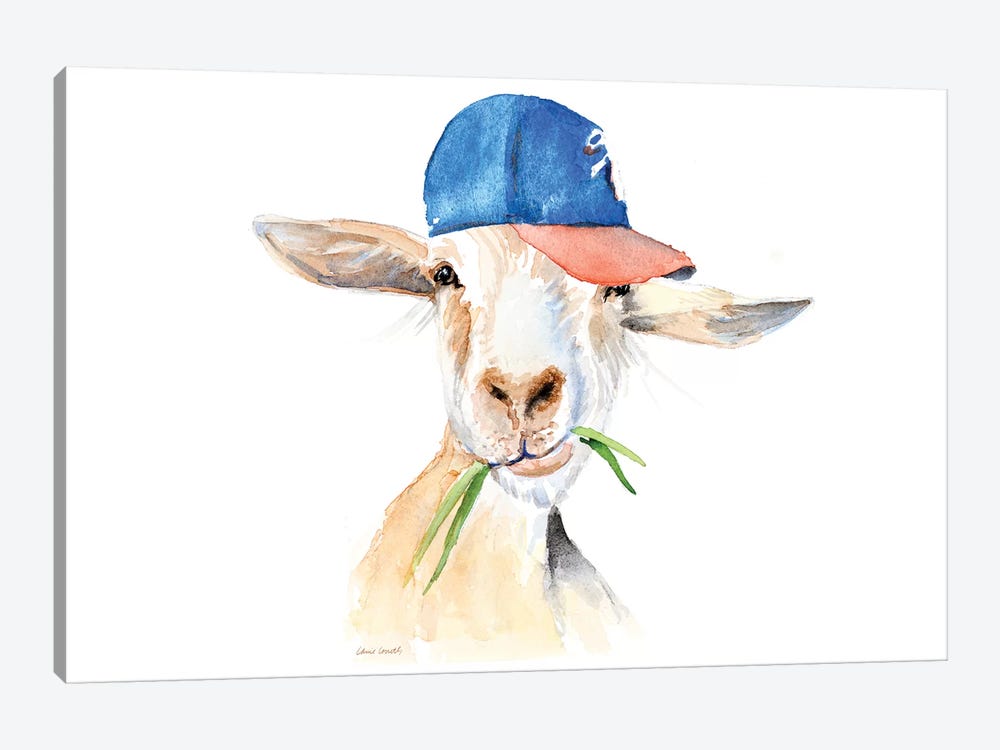 Cool Goat by Lanie Loreth 1-piece Canvas Art