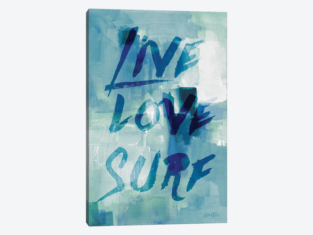 Blue Waves II by Lanie Loreth 1-piece Canvas Artwork