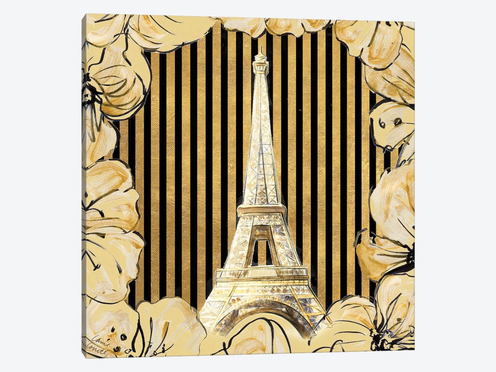 Golden Paris I by Lanie Loreth 1-piece Canvas Art