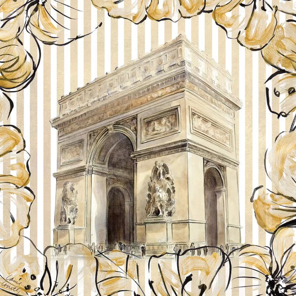 Arc de Triomphe: Golden Paris II by Lanie Loreth