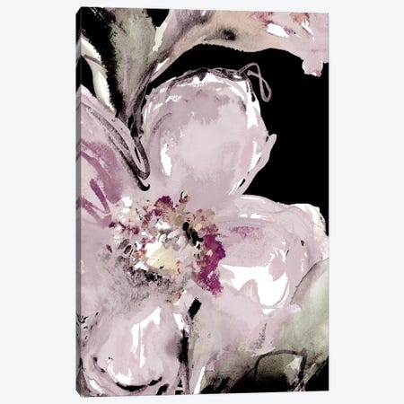Happy Bloom On Black I Canvas Print #LNL338} by Lanie Loreth Canvas Print