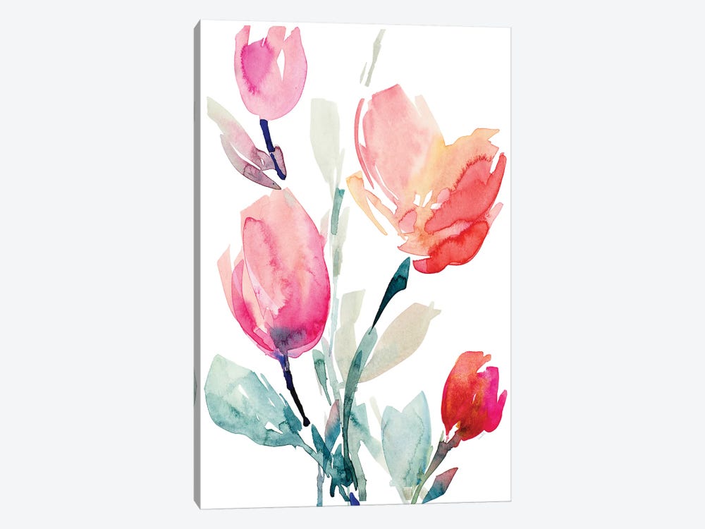 Happy Tulips II by Lanie Loreth 1-piece Canvas Art Print