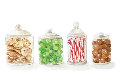 Holiday Candy I by Lanie Loreth framed wall art