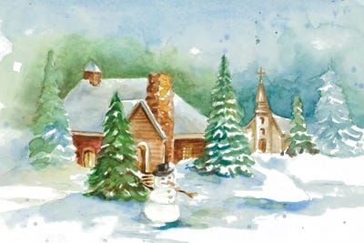 Holiday Town I by Lanie Loreth canvas print