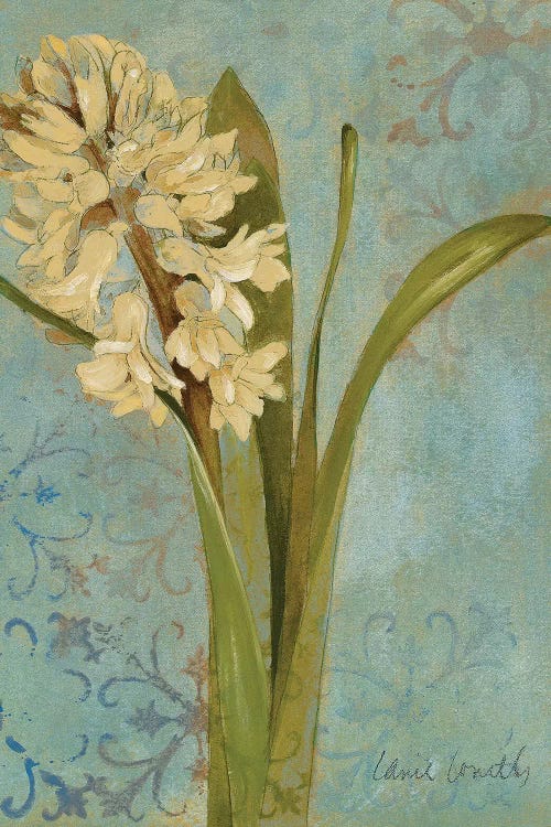 Hyacinth On Teal I