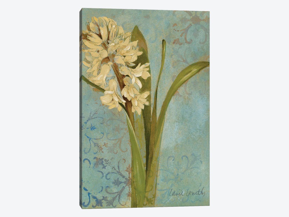 Hyacinth On Teal I by Lanie Loreth 1-piece Canvas Artwork