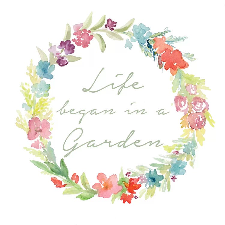 Life Began In A Garden