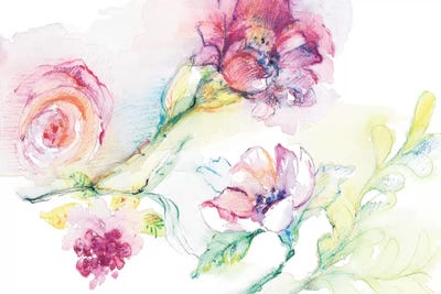 Light And Breezy Florals II by Lanie Loreth canvas print