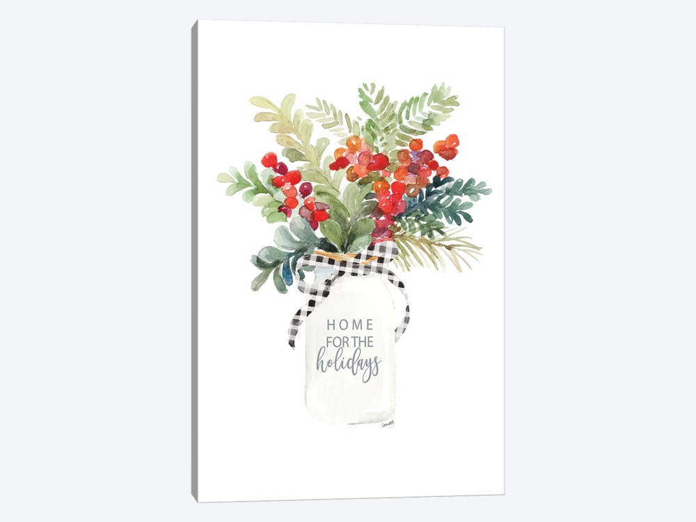 Mason Jar For Christmas by Lanie Loreth 1-piece Art Print