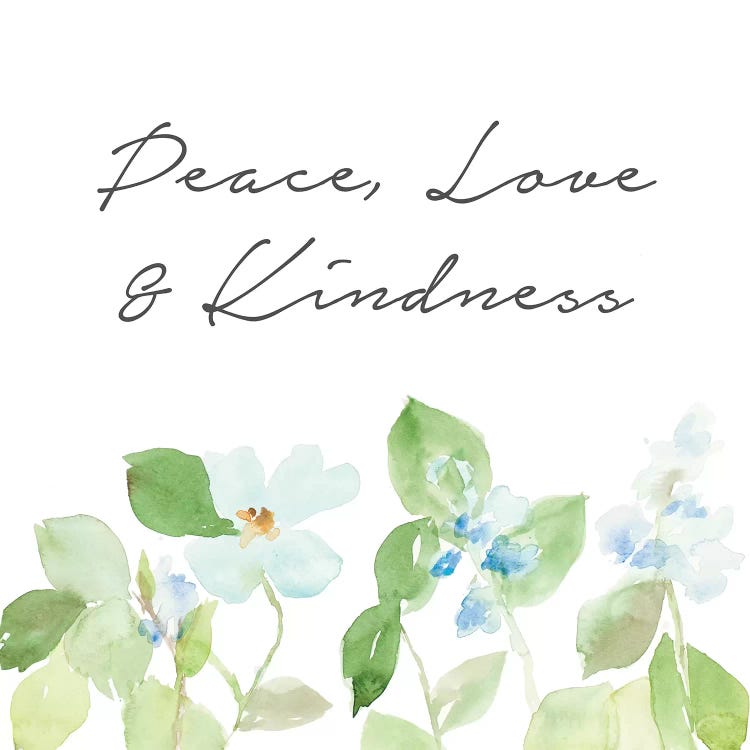 Peace Love & Kindness