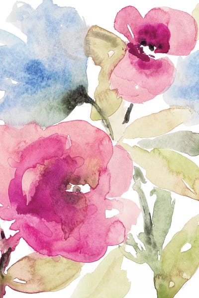 Lanie Loreth: Peaceful Florals I by Lanie Loreth