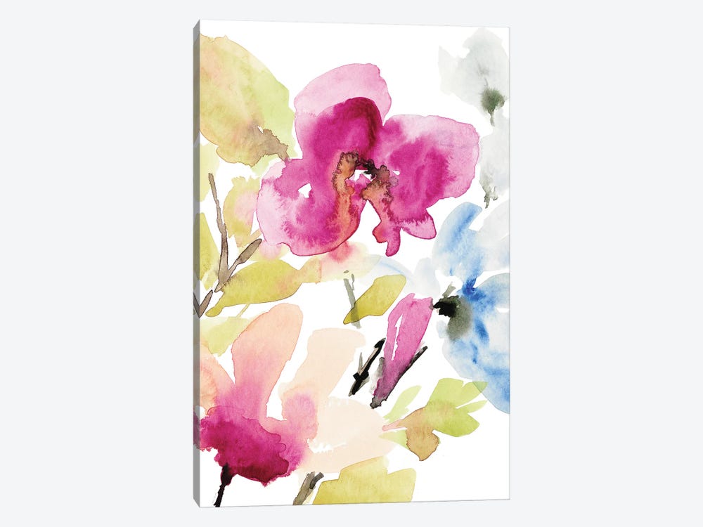 Peaceful Florals II by Lanie Loreth 1-piece Canvas Print
