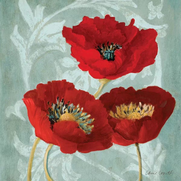 Lanie Loreth: Rouge Pavots II by Lanie Loreth