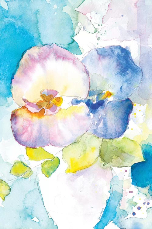 Abstract Vase of Flowers II by Lanie Loreth canvas print