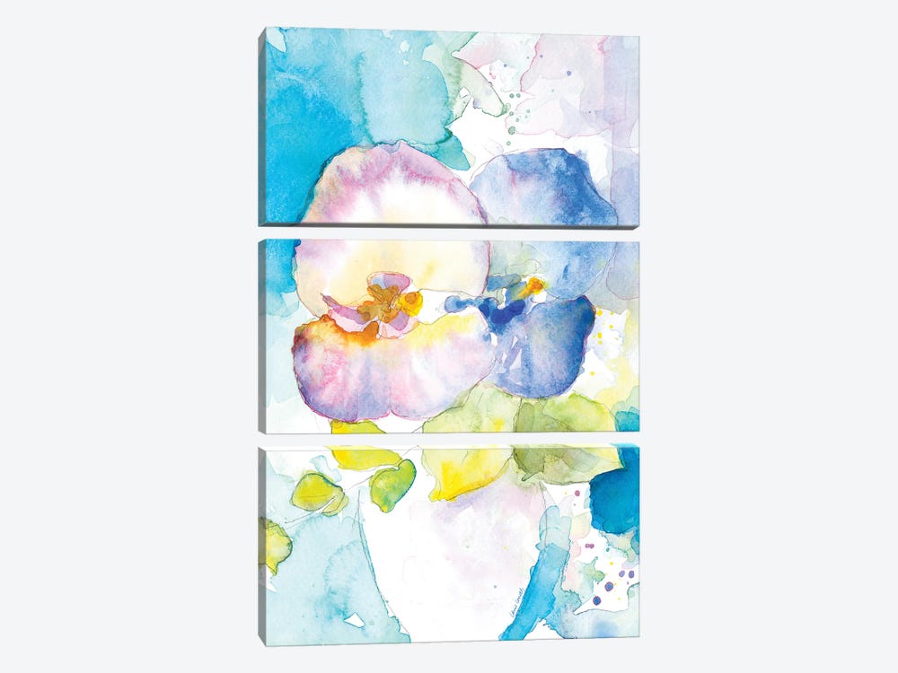 Abstract Vase of Flowers II by Lanie Loreth 3-piece Canvas Art