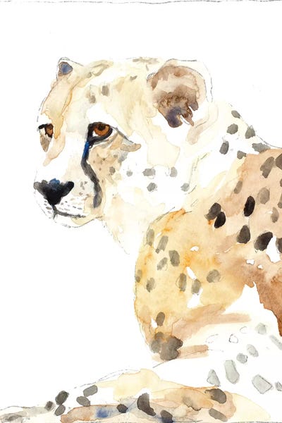 Seated Cheetah by Lanie Loreth multi panel art