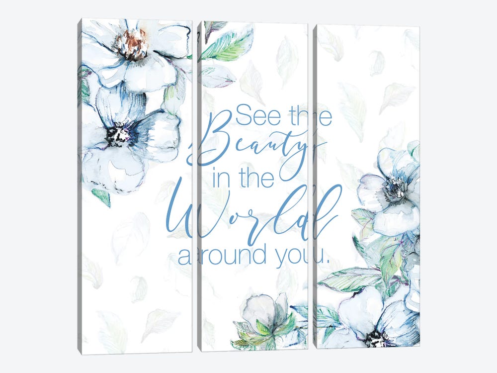 See The Beauty by Lanie Loreth 3-piece Canvas Artwork