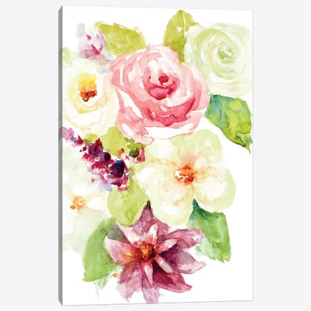 Summer Blooms Canvas Print #LNL414} by Lanie Loreth Canvas Art Print