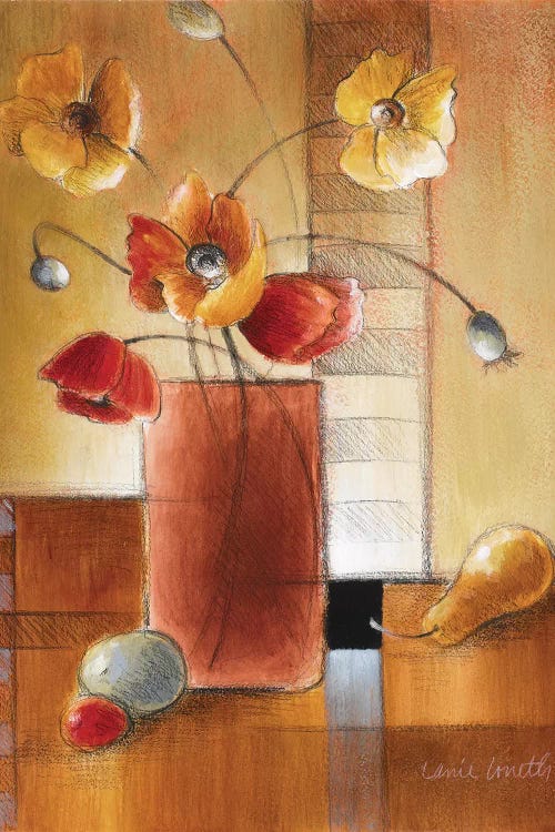 Afternoon Poppy Still Life I