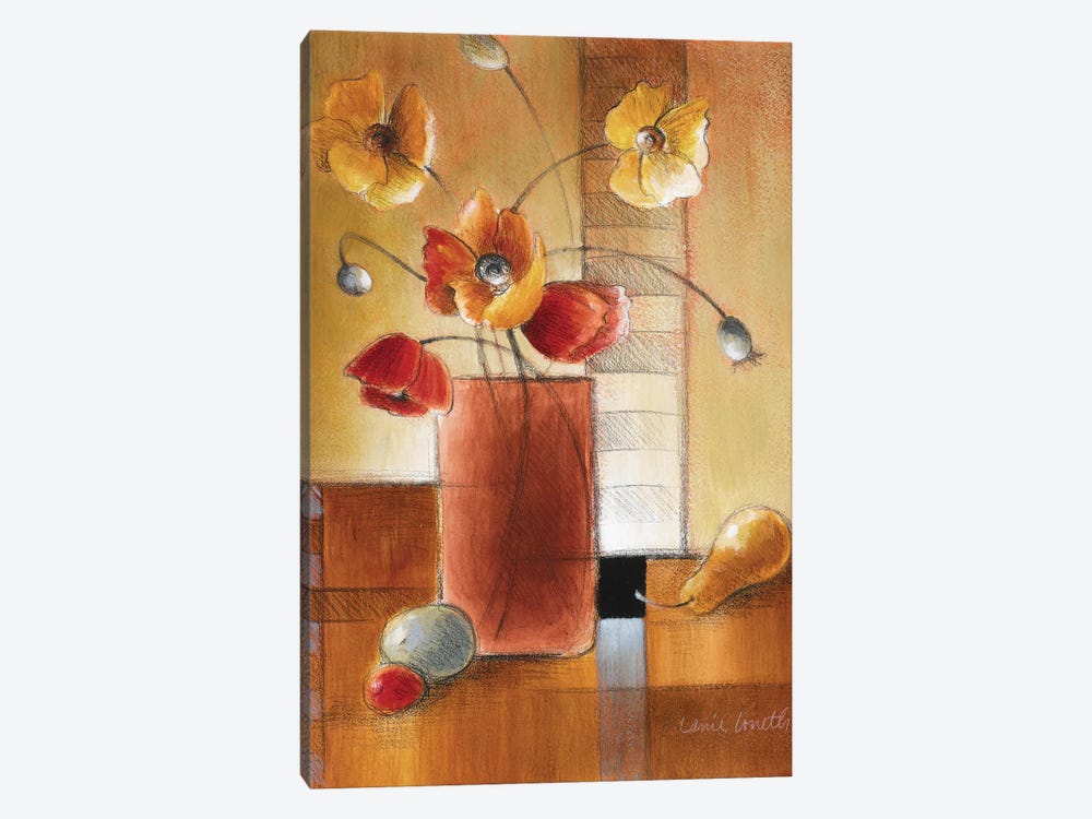 Afternoon Poppy Still Life I by Lanie Loreth 1-piece Canvas Wall Art