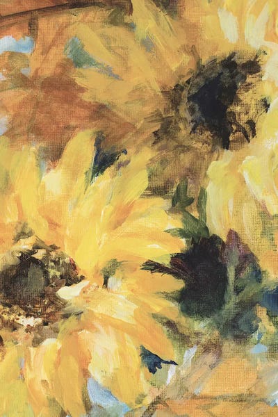 Breezy Vintage Sunflowers