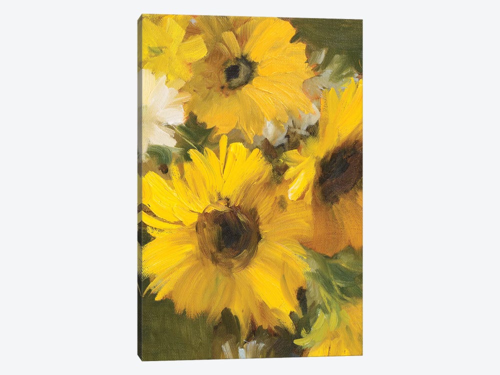 Bright Yellow Sunflowers by Lanie Loreth 1-piece Canvas Print