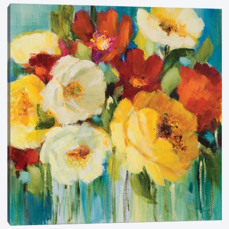 Flower Power I Canvas Print #LNL442} by Lanie Loreth Canvas Print