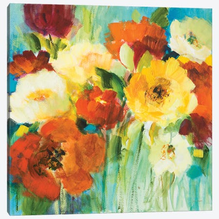Flower Power II Canvas Print #LNL443} by Lanie Loreth Canvas Art Print