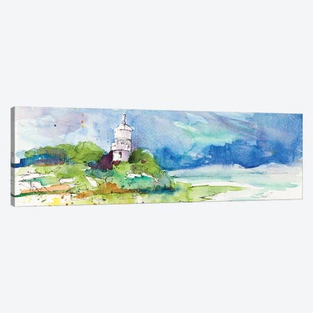 Lighthouse on Coastline Canvas Print #LNL453} by Lanie Loreth Canvas Art