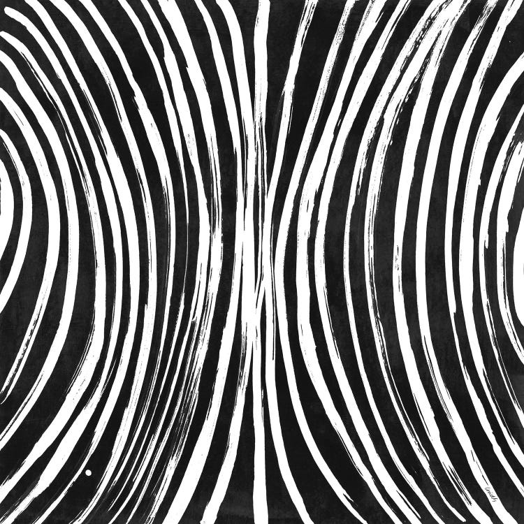 Lines Meet Curves I (Black) by Lanie Loreth wall art