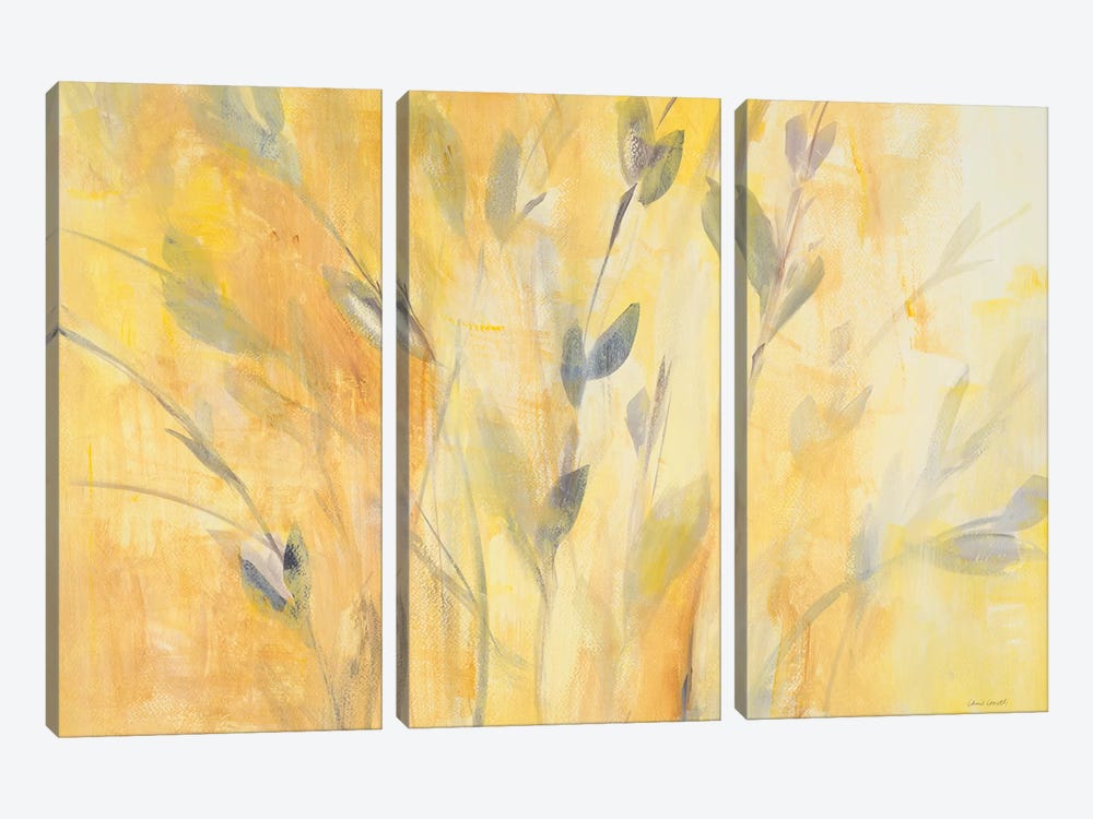 Misty Leaves by Lanie Loreth 3-piece Canvas Print