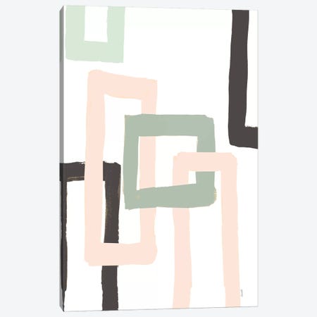 Pastel Blocks I Canvas Print #LNL462} by Lanie Loreth Canvas Art Print