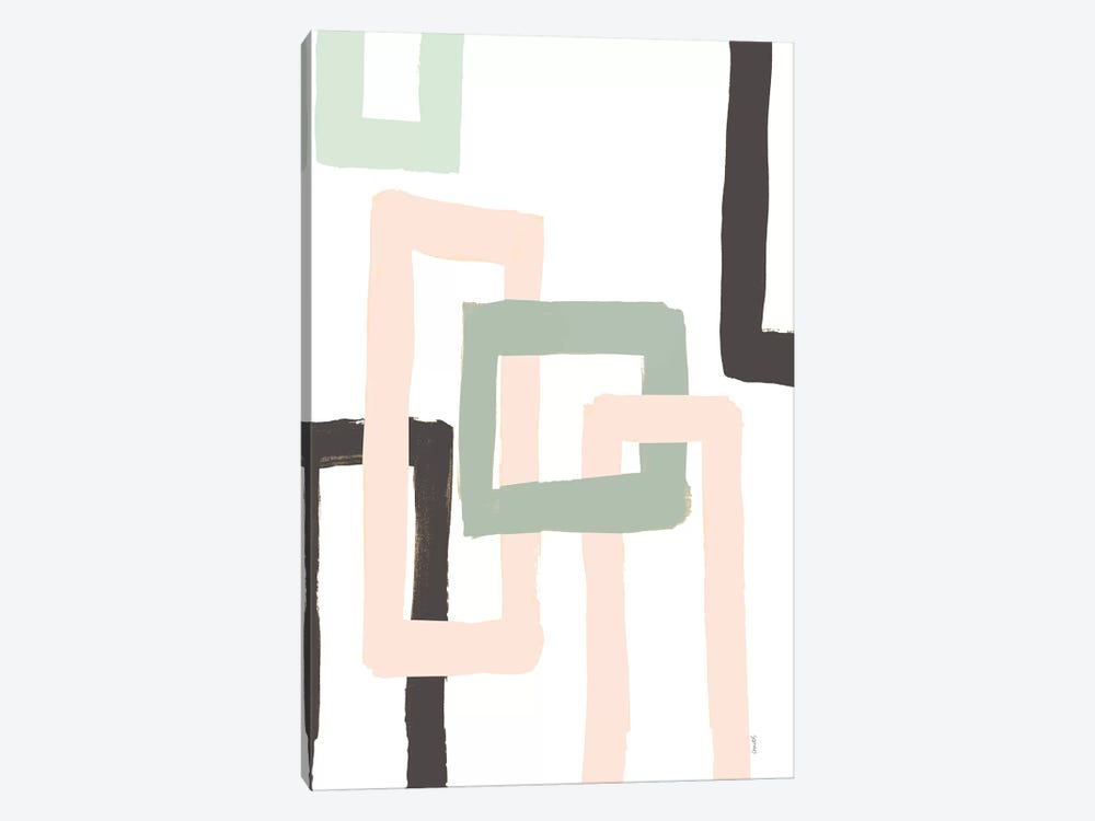 Pastel Blocks I by Lanie Loreth 1-piece Canvas Art Print
