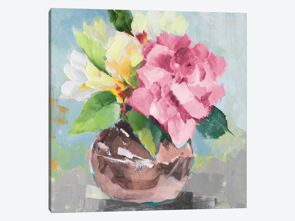 Pink Bloom I by Lanie Loreth 1-piece Canvas Artwork
