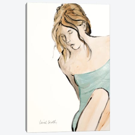 Contemplative Woman II Canvas Print #LNL46} by Lanie Loreth Canvas Wall Art