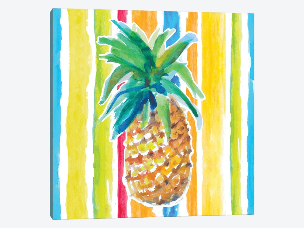 Vibrant Pineapple I by Lanie Loreth 1-piece Canvas Art