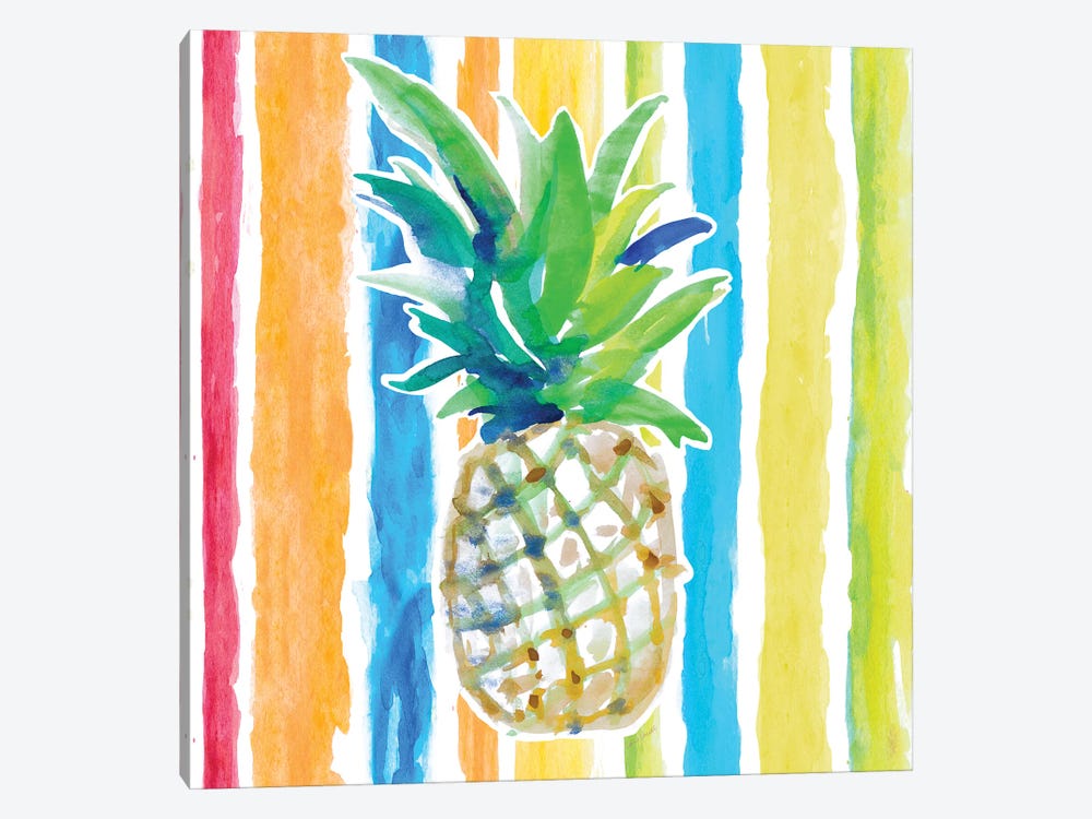 Vibrant Pineapple II by Lanie Loreth 1-piece Canvas Art Print