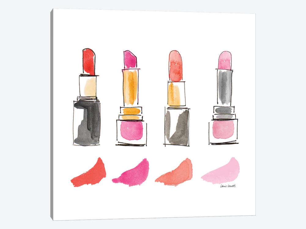 Beauty Products Square I by Lanie Loreth 1-piece Art Print