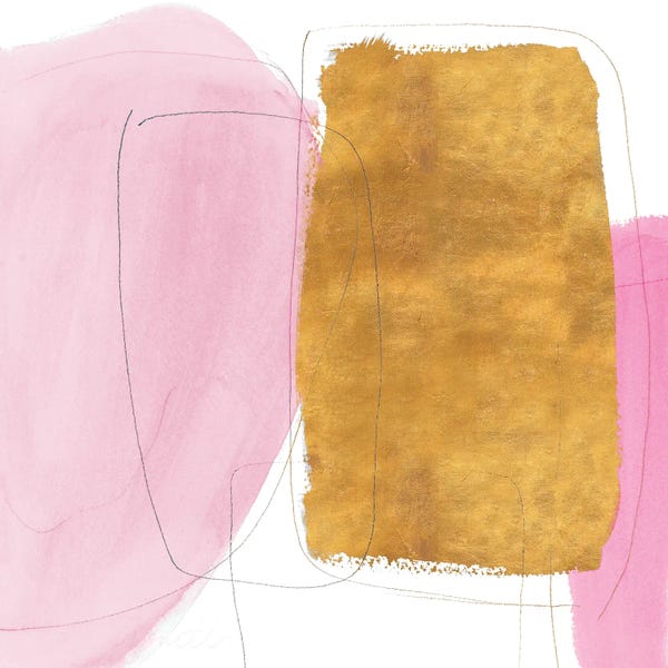 Lanie Loreth: Blushing Gold I by Lanie Loreth