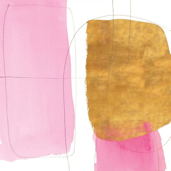 Gold & Pink: Blushing Gold II by Lanie Loreth