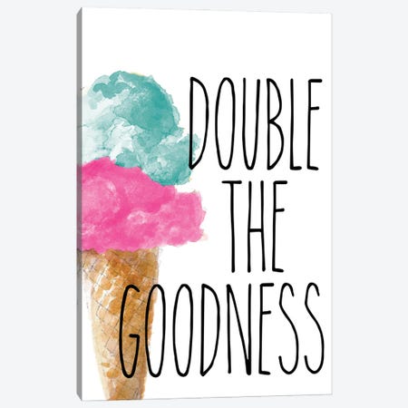 Double the Goodness Canvas Print #LNL495} by Lanie Loreth Canvas Art Print