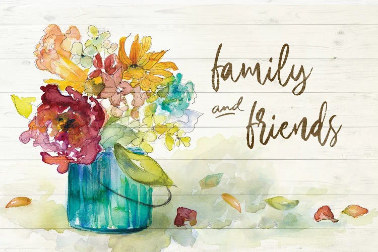 Flower Burst Family and Friends by Lanie Loreth wall art