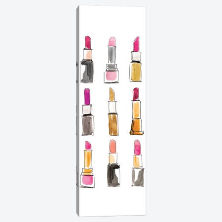 Lipsticks I Canvas Print #LNL507} by Lanie Loreth Art Print