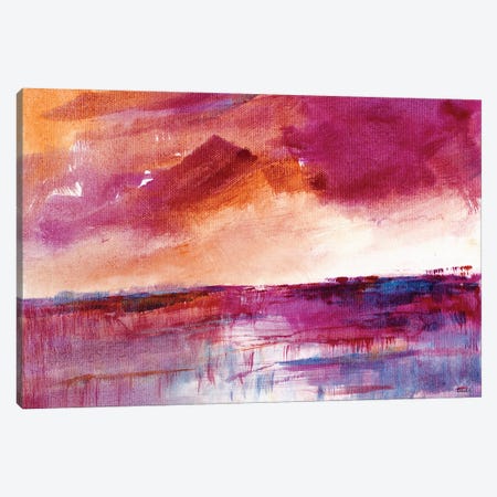Reflection of a Crimson Sky Canvas Print #LNL518} by Lanie Loreth Canvas Print