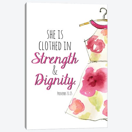 Strength and Dignity Canvas Print #LNL522} by Lanie Loreth Canvas Wall Art