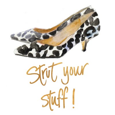 Strut Your Stuff! by Lanie Loreth canvas print