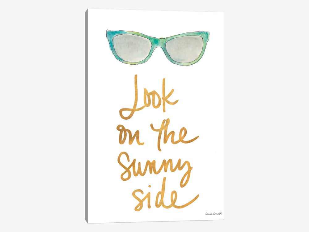Sunny Side Shades Teal by Lanie Loreth 1-piece Canvas Artwork