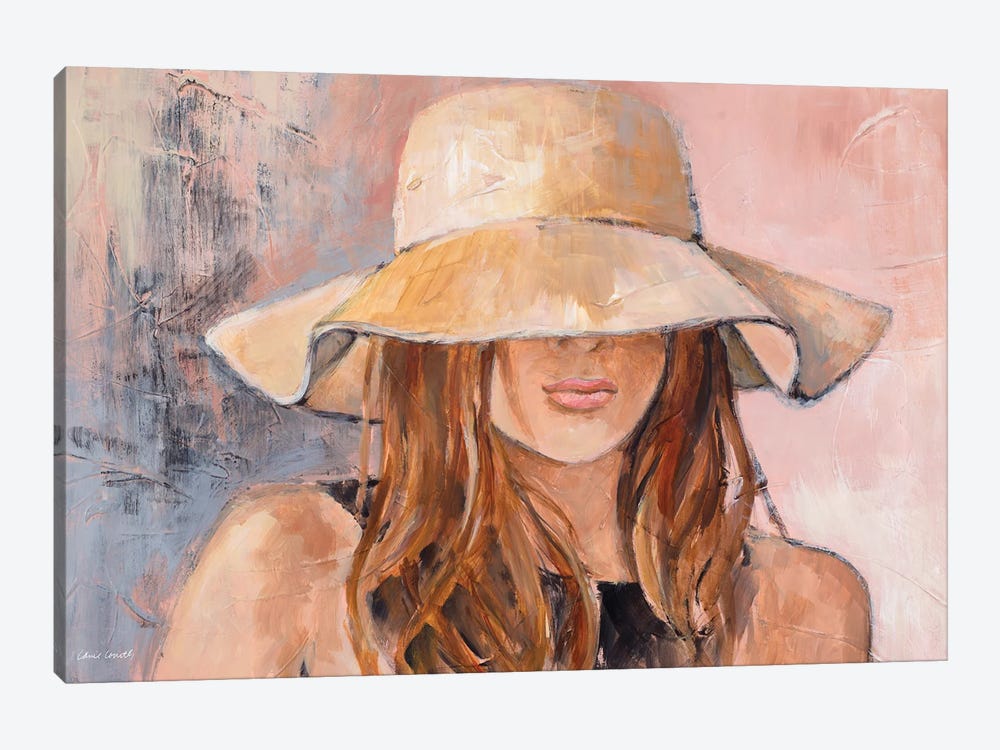 Woman in Hat by Lanie Loreth 1-piece Canvas Print