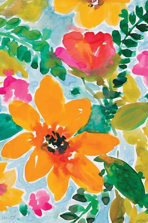 Bright and Cheery Blooms by Lanie Loreth canvas print