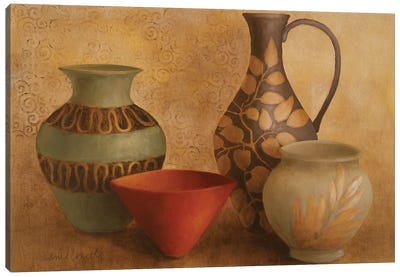 Decorative Vessel Still Life I Canvas Art Print - Pottery Still Life